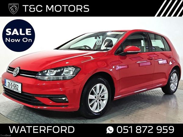 Volkswagen Golf Hatchback, Petrol, 2021, Red