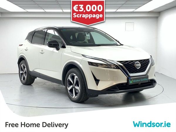 Nissan Qashqai MPV, Petrol, 2022, White