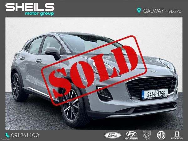 Ford Puma MPV, Petrol Hybrid, 2024, Grey