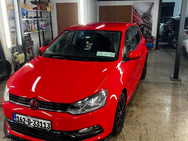 Volkswagen Polo Hatchback, Petrol, 2016, Red