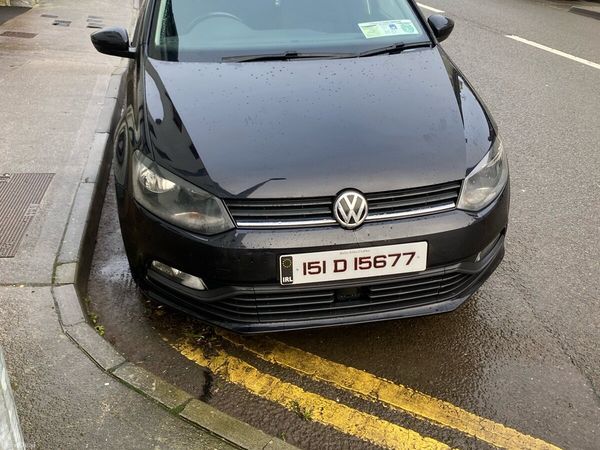 Volkswagen Polo Hatchback, Petrol, 2015, Black