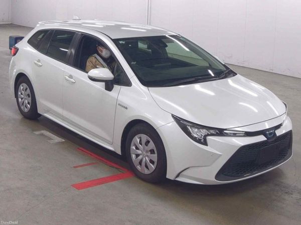 Toyota Corolla Estate, Petrol Hybrid, 2019, White