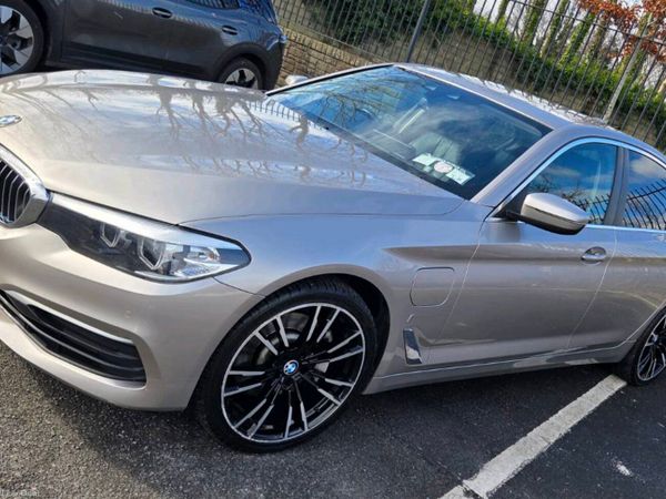 BMW 5-Series Saloon, Petrol Plug-in Hybrid, 2019, Silver