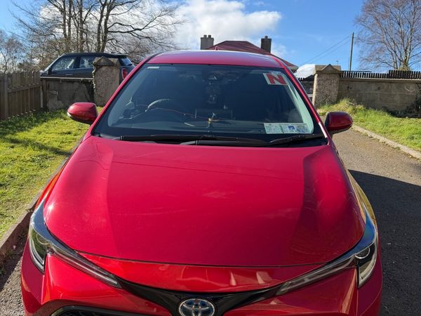 Toyota Corolla Hatchback, Petrol Hybrid, 2020, Red