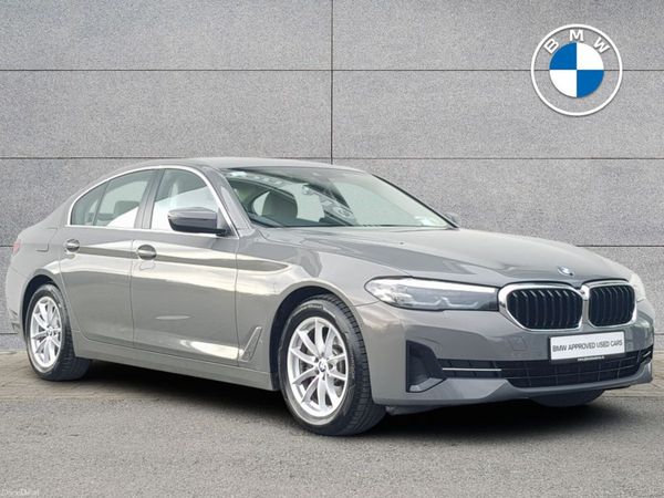 BMW 5-Series Saloon, Diesel Hybrid, 2021, Grey