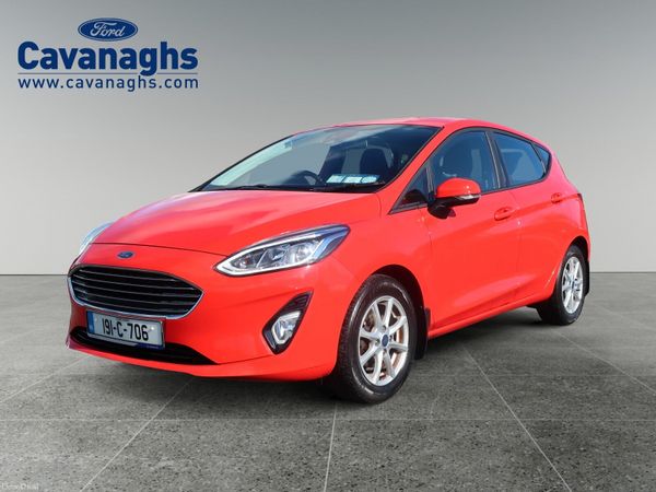 Ford Fiesta Hatchback, Petrol, 2019, Red