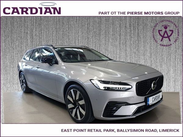 Volvo V90 Estate, Petrol Hybrid, 2026, Silver