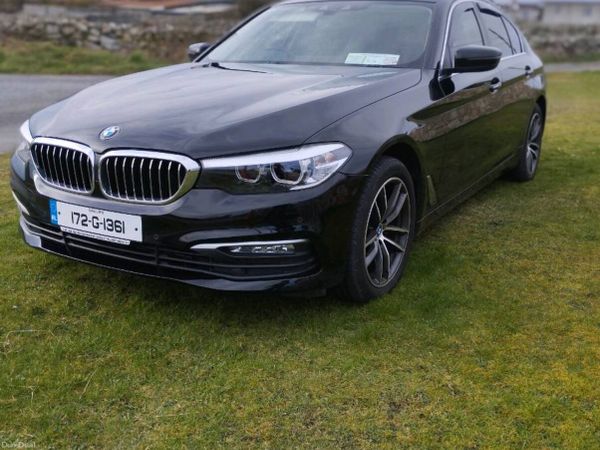BMW 5-Series Saloon, Diesel, 2017, Black