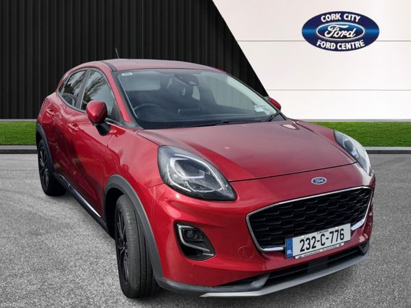 Ford Puma MPV, Petrol Hybrid, 2023, Red