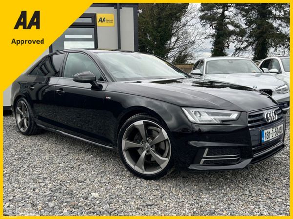 Audi A4 Saloon, Petrol, 2018, Black