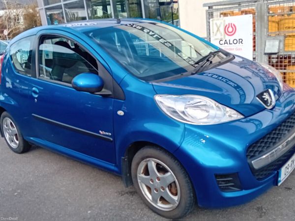 Peugeot 107 Hatchback, Petrol, 2009, Blue