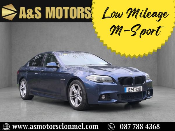 BMW 5-Series Saloon, Diesel, 2016, Blue