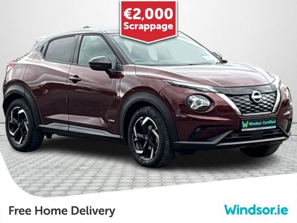 Nissan Juke SUV, Petrol Hybrid, 2024, Red
