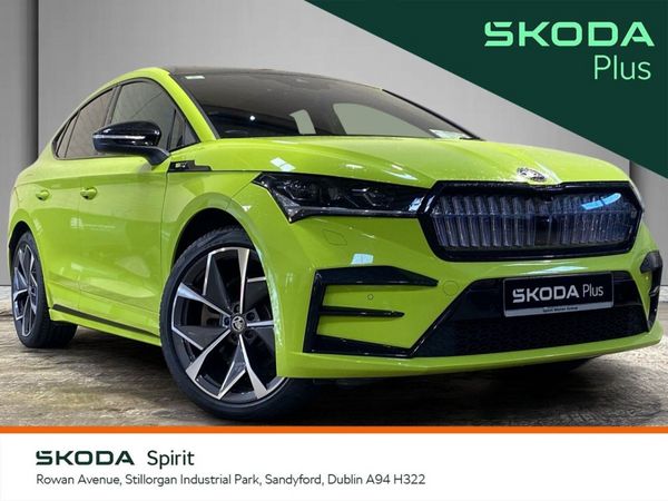 Skoda Enyaq Coupe, Electric, 2023, Green