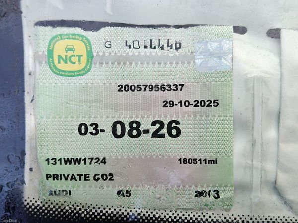 Audi A5 Hatchback, Diesel, 2013, Black