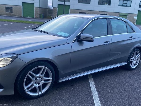 Mercedes-Benz E-Class Saloon, Diesel Hybrid, 2014, Silver