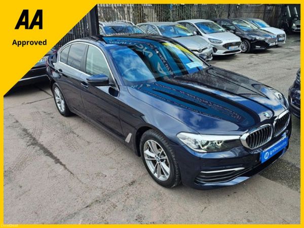 BMW 5-Series Saloon, Petrol Plug-in Hybrid, 2020, Blue