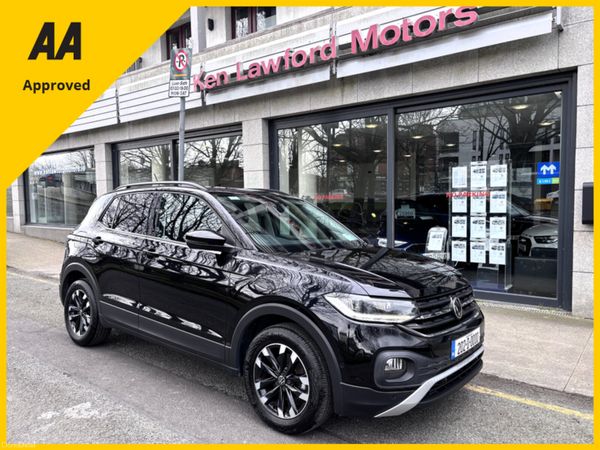 Volkswagen T-Cross Hatchback, Petrol, 2020, Black