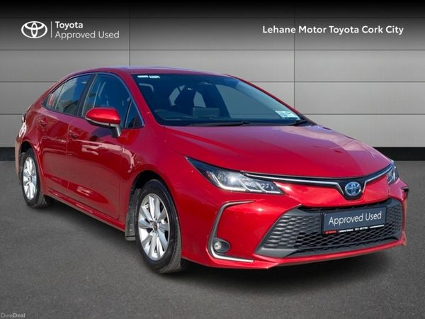 Toyota Corolla Saloon, Petrol Hybrid, 2024, Red