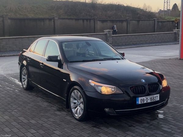 BMW 5-Series Saloon, Diesel, 2009, Black