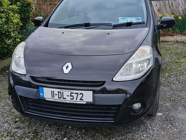 Renault Clio Hatchback, Ethanol Petrol, 2011, Black