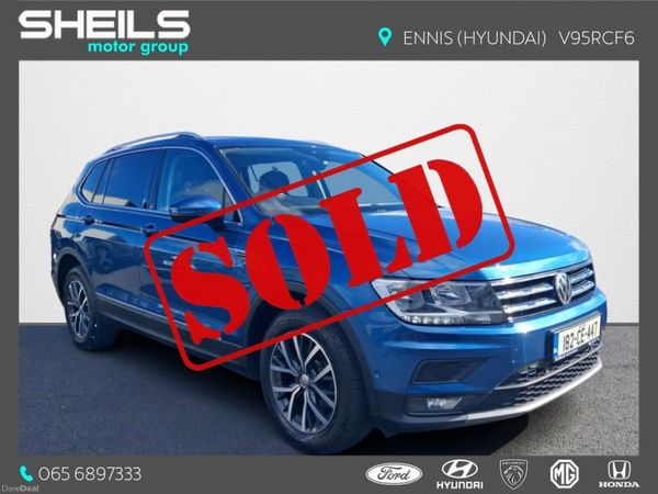 Volkswagen Tiguan SUV, Diesel, 2018, Blue