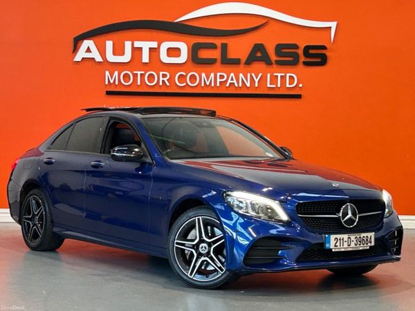 Mercedes-Benz C-Class Saloon, Diesel Plug-in Hybrid, 2021, Blue