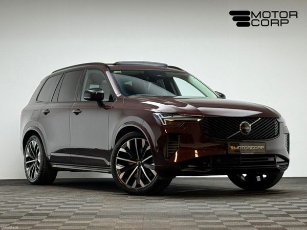 Volvo XC90 SUV, Petrol Plug-in Hybrid, 2025, Red