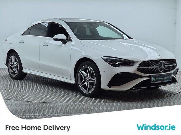 Mercedes-Benz CLA Coupe, Petrol Hybrid, 2024, White