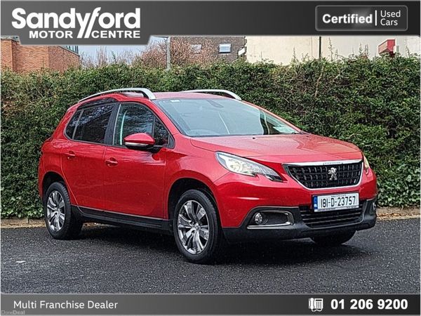 Peugeot 2008 SUV, Petrol, 2018, Red