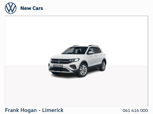 Volkswagen T-Cross SUV, Petrol, 2026, White