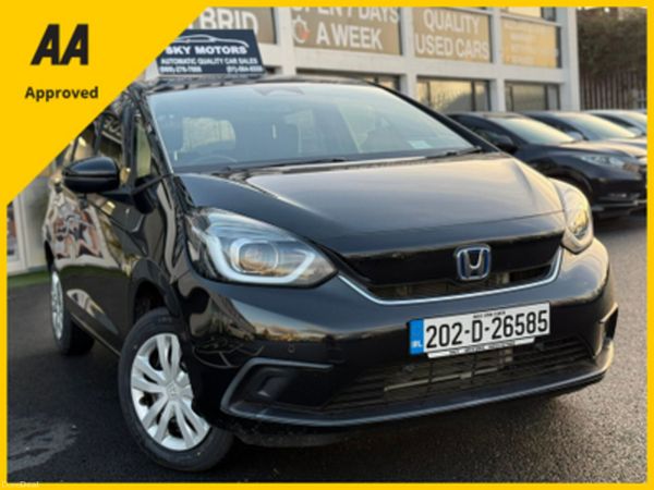 Honda Jazz Hatchback, Petrol Hybrid, 2020, Black