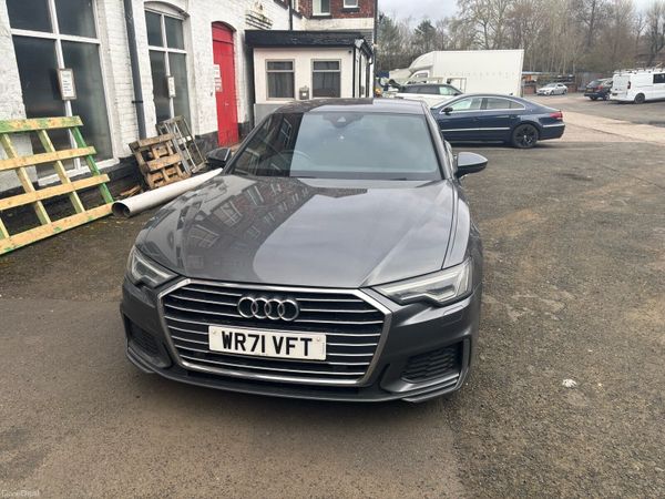 Audi A6 Saloon, Diesel Hybrid, 2021, Grey