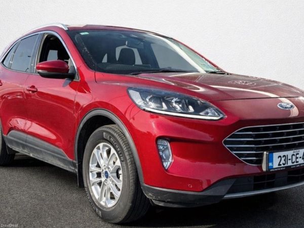 Ford Kuga SUV, Petrol Hybrid, 2023, Red