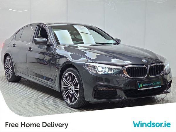 BMW 5-Series Saloon, Petrol Plug-in Hybrid, 2019, Grey