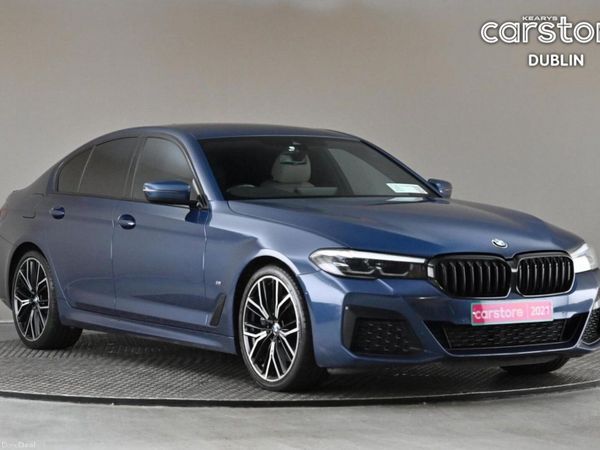 BMW 5-Series Saloon, Diesel, 2021, Blue