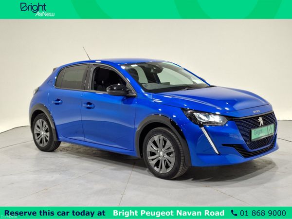Peugeot 208 Hatchback, Electric, 2024, Blue