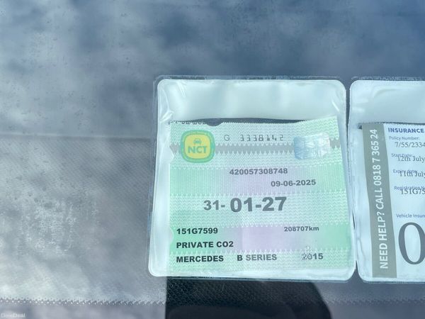 Mercedes-Benz B-Class MPV, Petrol, 2015, Silver