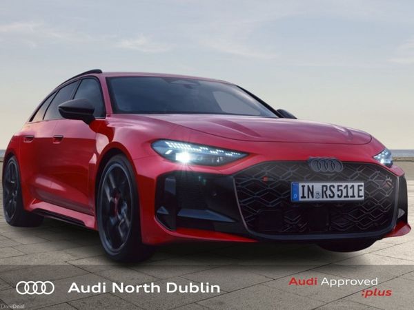 Audi RS5 Estate, Petrol Plug-in Hybrid, 2026, Red