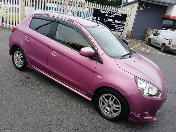 Mitsubishi Mirage Hatchback, Petrol, 2012, Pink