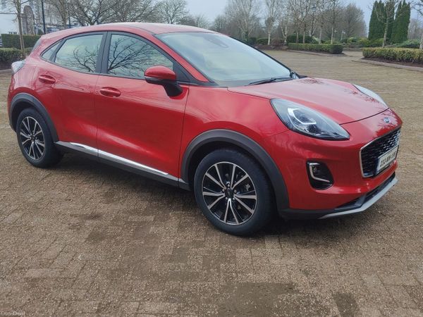 Ford Puma MPV, Petrol Hybrid, 2023, Red