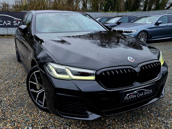 BMW 5-Series Saloon, Petrol Plug-in Hybrid, 2022, Black