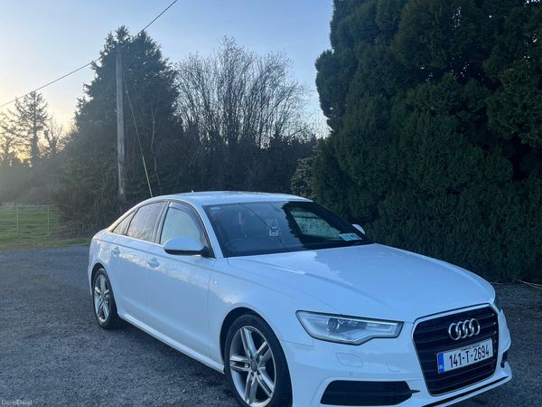 Audi A6 Saloon, Diesel, 2014, White