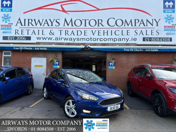 Ford Focus Hatchback, Petrol, 2016, Blue