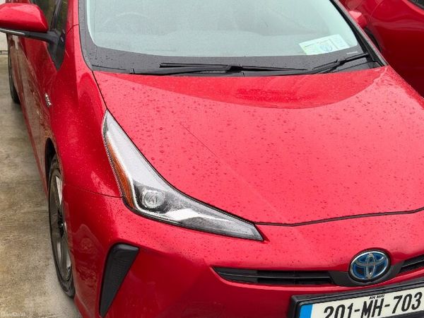 Toyota Prius Hatchback, Petrol Hybrid, 2020, Red