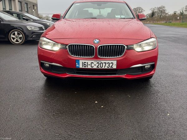 BMW 3-Series Saloon, Diesel, 2016, Red