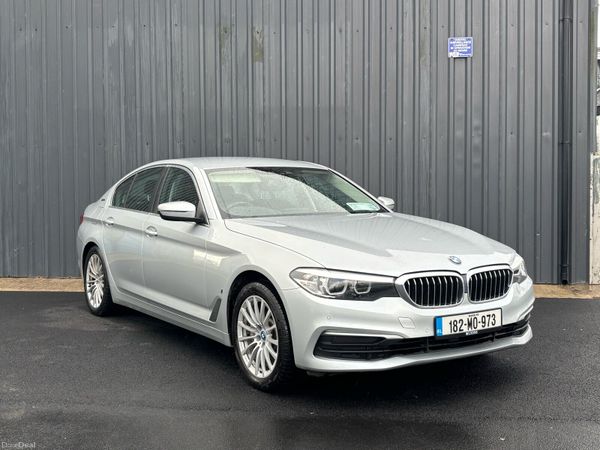 BMW 5-Series Saloon, Petrol Plug-in Hybrid, 2018, Silver