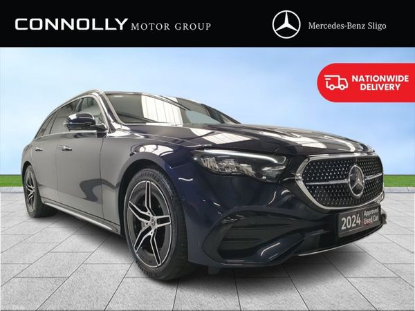 Mercedes-Benz E-Class Estate, Diesel Plug-in Hybrid, 2024, Blue
