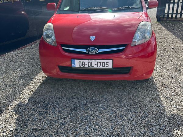 Subaru Justy Hatchback, Petrol, 2008, Red