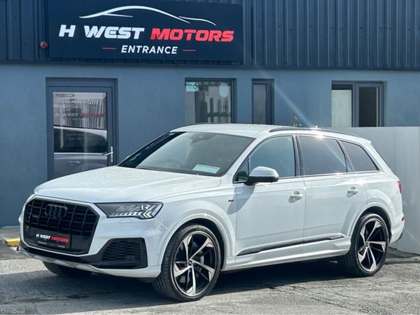 Audi Q7 Estate, Petrol Plug-in Hybrid, 2020, White